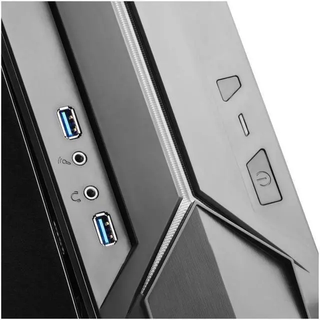 Alt view image 6 of 6 - Case for Mini-ITX Motherboards with integrated Addressable RGB Lighting (RVZ03B-ARGB)