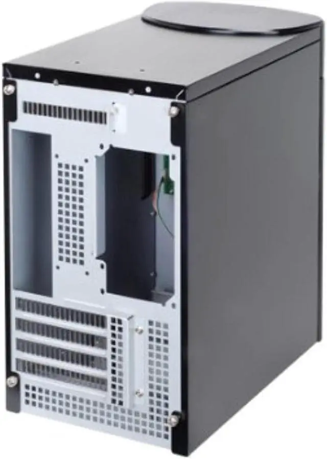 Alt view image 3 of 7 - Panel/Secc Structure Micro Atx Mid Tower Computer Case Sg04b-F (Black)