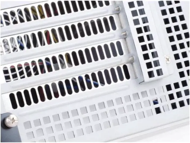 Alt view image 7 of 7 - Aluminum Front Panel/Secc Structure Micro Atx Mid Tower Computer Case (Silver)