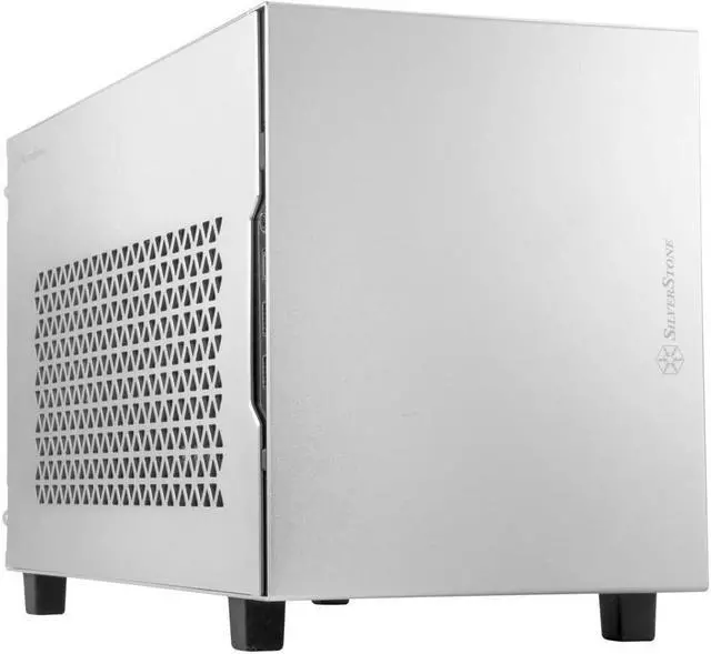 Main image of 15, SG15, Silver, Mini-ITX, Aluminum, Supports 3 Slot Full Length GPUs / ATX PSU / 240mm AIO, USB Type-C x 1, SST-SG15S