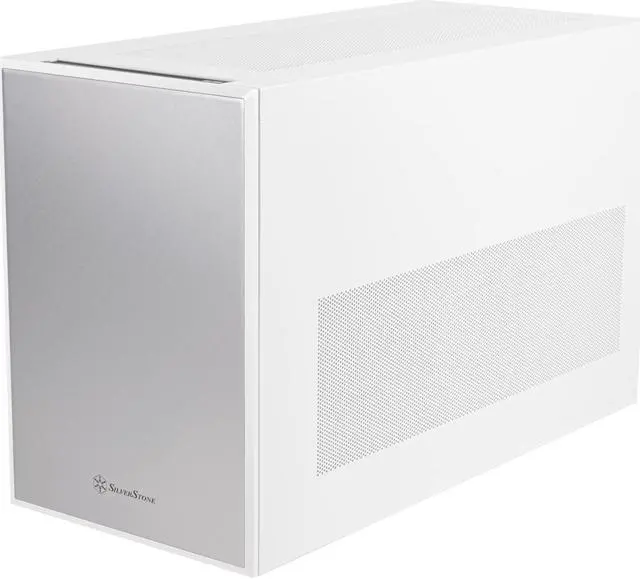 Main image of SilverStone Technology SUGO 17 White Premium shoebox-Shaped Computer Chassis, SST-SG17W