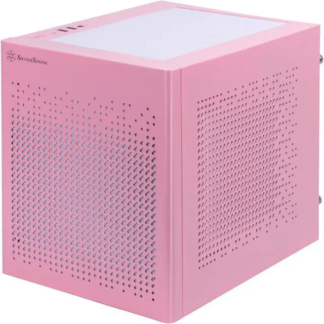 Main image of SilverStone Technology SUGO 16 Pink Mini-ITX Small Form Factor case with All Metal Construction, SST-SG16P
