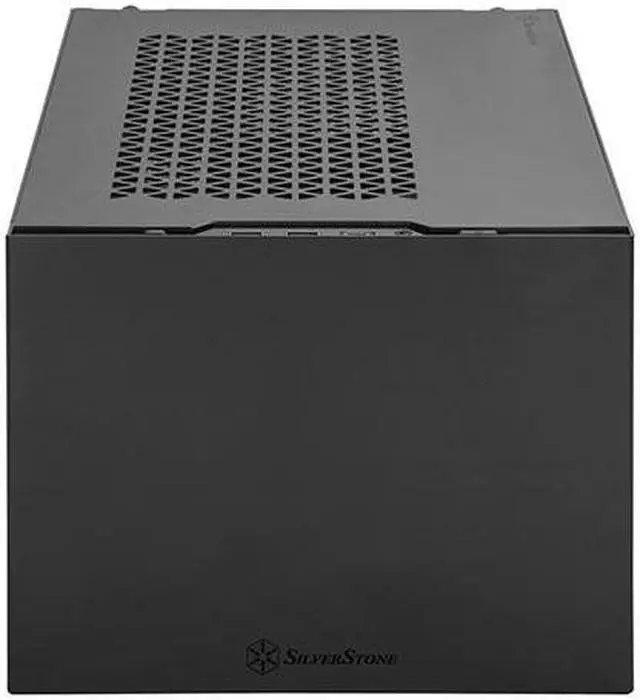 Alt view image 3 of 7 - SilverStone Technology SUGO 15, SG15, Black, Mini-ITX, Aluminum, Supports 3 Slot Full Length GPUs/ATX PSU / 240mm AIO, USB Type-C x 1, SST-SG15B