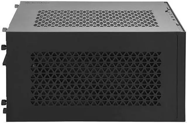 Alt view image 4 of 7 - SilverStone Technology SUGO 15, SG15, Black, Mini-ITX, Aluminum, Supports 3 Slot Full Length GPUs/ATX PSU / 240mm AIO, USB Type-C x 1, SST-SG15B