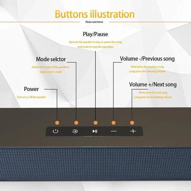 Alt view image 4 of 7 - INFIBLA Bluetooth Sound bar for TV | 60 Watts Powerful 2.1 Stereo Soundbar | EQ Control,Bluetooth,Coaxial,Optical & HDMI(ARC) Connection with USB & AUX Playback | Remote Controlled TV Soundbar Speaker