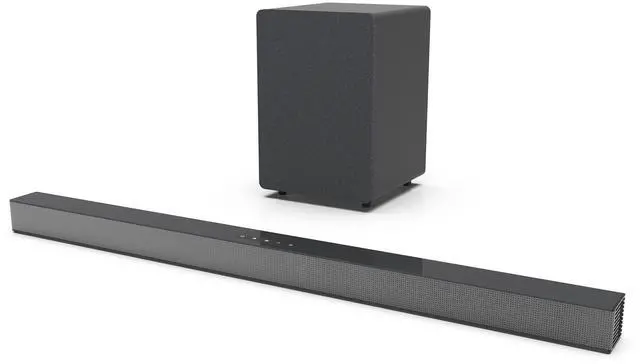 Main image of INFIBLA Soundbar, TV Sound Bar with Dual Bass Ports Wired HDMI and Wireless Bluetooth 5.3 Home Theater System (Enhanced Bass Technology, 3-Inch Drivers, Wall Mountable, DSP)