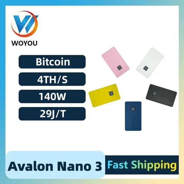 Main image of Avalon Nano 3 4TH/S 140W Zero noise Bitcoin Miner