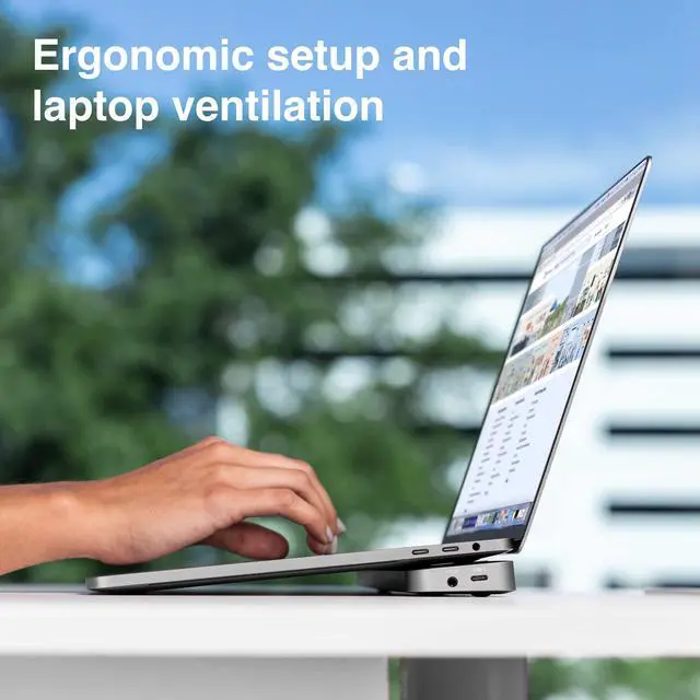 Alt view image 6 of 7 - SideTrak 4K Docking Station 13-in-1 - USB-C, USB-A 3.0, HDMI, 4k 60Hz Display, Ethernet, Audio Jack, Windows MST, Mac SST | Dell Docking Station, Thunderbolt Dock, Power Battery, Surface Tablet Dock.