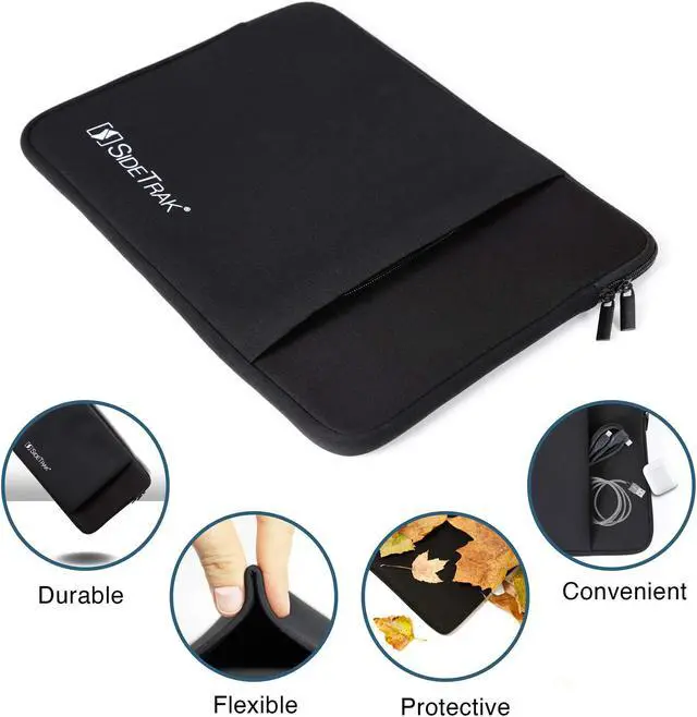 Alt view image 5 of 7 - SideTrak Portable Monitor & Laptop Case Sleeve | Compatible with Slide & Swivel Monitors and 15" Laptops | Built-in Pocket | Durable & Stretchy Neoprene Material | 15x12