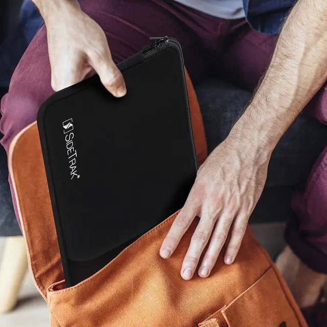 Alt view image 7 of 7 - SideTrak Portable Monitor & Laptop Case Sleeve | Compatible with Slide & Swivel Monitors and 15" Laptops | Built-in Pocket | Durable & Stretchy Neoprene Material | 15x12