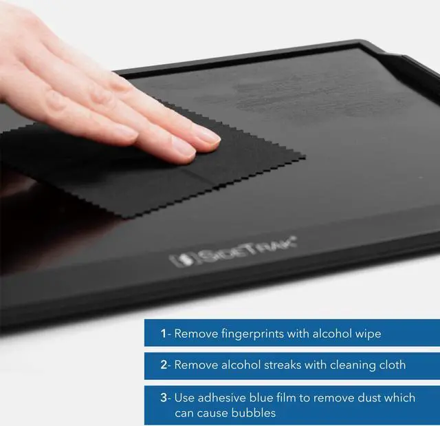 Alt view image 5 of 7 - SideTrak 14-Inch Monitor Screen Protector | Fits 14" Screens | Compatible with 14" Swivel Monitors | Scratch Proof & Impact Resistant Tempered Glass