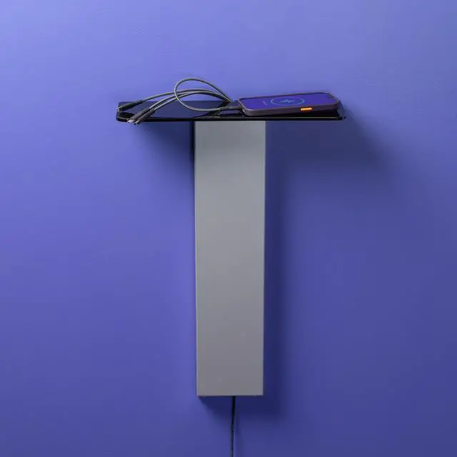 Alt view image 2 of 7 - KwikBoost 4 Device Wall Mounted Charging station - 4 Lighting and 4 USB Type-C - Black Graphic