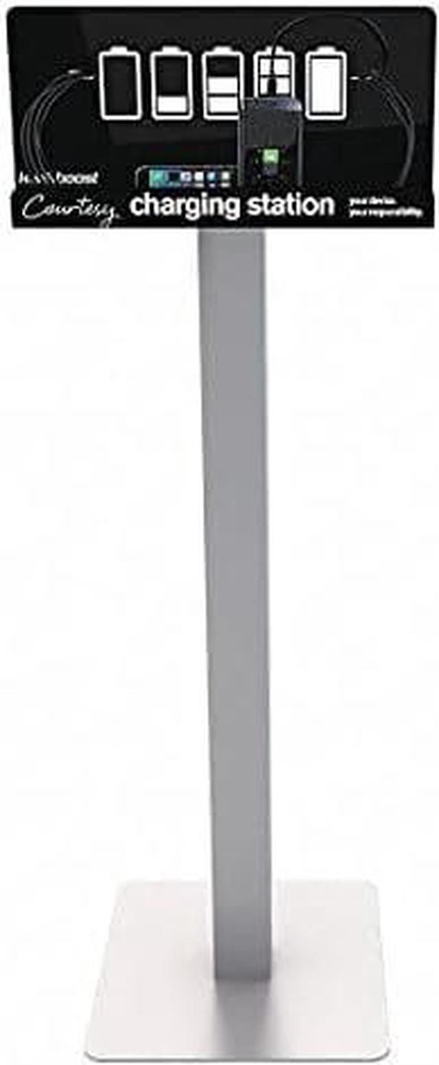 Main image of KwikBoost 8 Device Freestanding Charging Station - Black Graphic