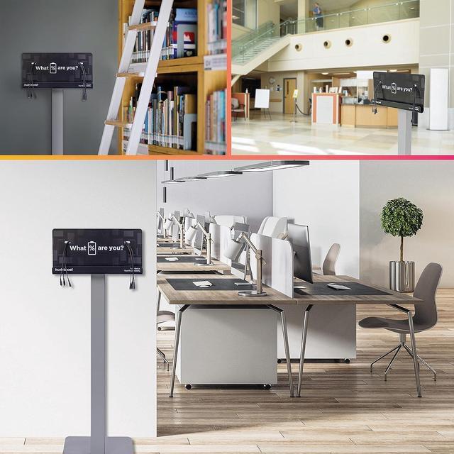 Alt view image 4 of 7 - KwikBoost 8 Device Freestanding Charging Station - Black Graphic