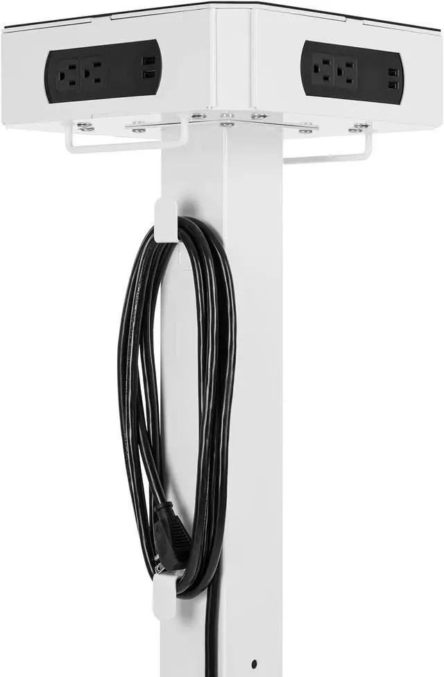 Alt view image 7 of 7 - Stand Steady PowerPro Charging Station | Mobile Power Tower for Multiple Devices | Charging Tower with 8 USB-A Ports and 8 AC Outlets | UL Safety-Certified Charging for Schools & Businesses