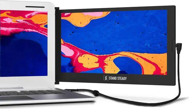 Main image of SideTrak Slide Portable Monitor for Laptop 12.5” FHD 1080P IPS Attachable Second Laptop Screen | Efficient USB Power | Compatible with Mac, PC, Chrome 13”-17” Laptops | Patent Pending