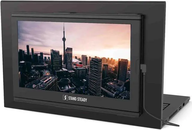 Alt view image 6 of 7 - SideTrak Slide Portable Monitor for Laptop 12.5” FHD 1080P IPS Attachable Second Laptop Screen | Efficient USB Power | Compatible with Mac, PC, Chrome 13”-17” Laptops | Patent Pending