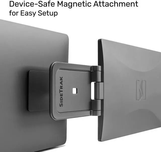Alt view image 4 of 7 - SideTrak Swivel 14 Attachable Portable Laptop Monitor FHD IPS USB Laptop Dual Screen with Kickstand | Mac, PC, & Chrome Compatible | Fits All Laptop Sizes | USB-C or Mini HDMI Powered (Dark Silver)