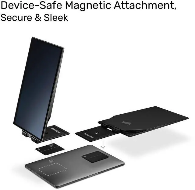 Alt view image 4 of 7 - SideTrak Swivel Pro 13.3'' Portable Monitor for Laptop (13.3'' Triple Monitor)