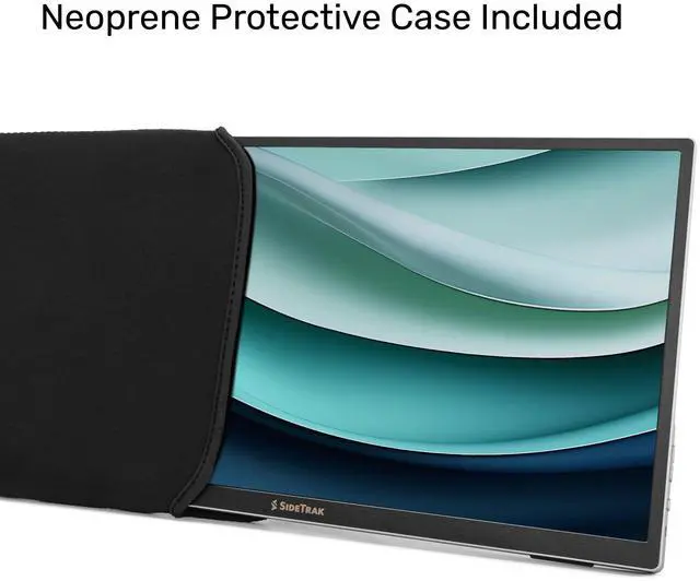 Alt view image 5 of 7 - SideTrak Solo Essential 15.6'' Portable Monitor Extender, FHD LCD Laptop Dual Screen with Kickstand, Compatible with Mac, PC, Chrome, Powered by USB or HDMI port