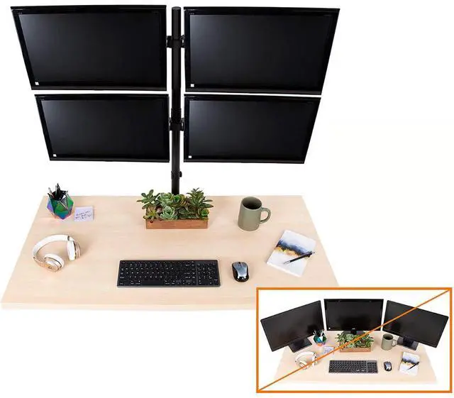 Alt view image 14 of 14 - Stand Steady Quad Monitor Arm