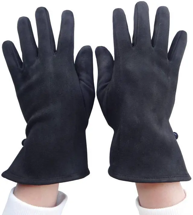 Alt view image 3 of 7 - Women Winter Warm Gloves with Touch Screen Fingers, Touchscreen Texting Fleece Lined Windproof Driving Glove W-G-2 (Black)