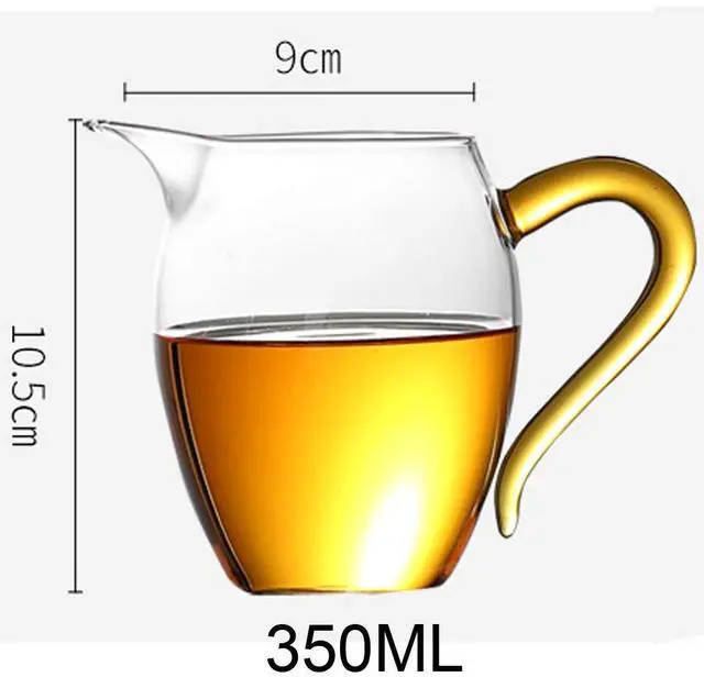 Alt view image 2 of 3 - Gong Dao Bei, Glass Cha Hai for Gong Fu Tea & Coffee or Cream Sharing Cup Milk Serving Pitcher HB-GB-2 (11.8 oz/ 350 ml)