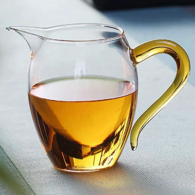 Alt view image 3 of 3 - Gong Dao Bei, Glass Cha Hai for Gong Fu Tea & Coffee or Cream Sharing Cup Milk Serving Pitcher HB-GB-2 (11.8 oz/ 350 ml)
