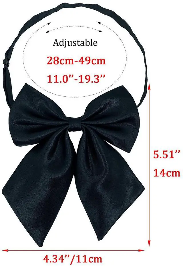 Alt view image 4 of 7 - Womens Bow Tie, Women Bowtie for School Gril & Office Ladies Uniform & Lolita & Cosplay & Halloween Party Show W-B1 (Teal)