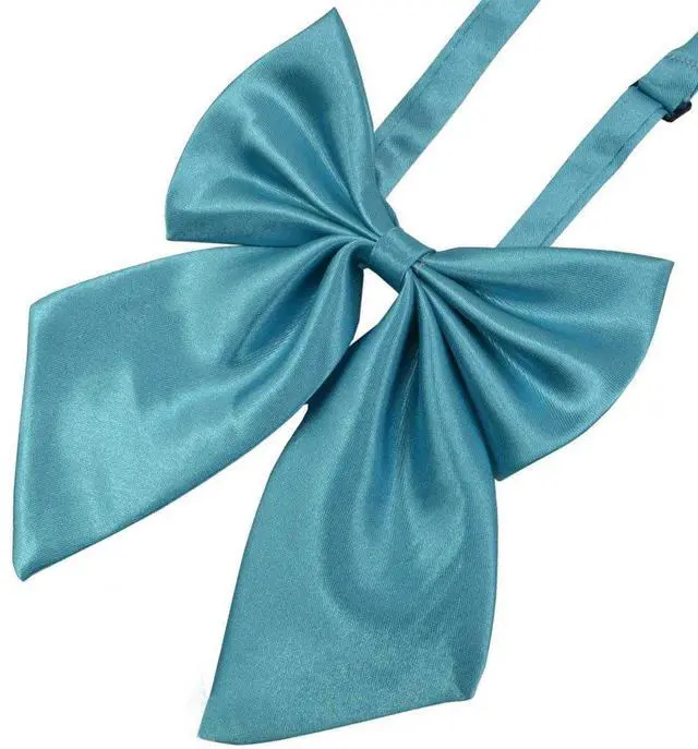 Alt view image 7 of 7 - Womens Bow Tie, Women Bowtie for School Gril & Office Ladies Uniform & Lolita & Cosplay & Halloween Party Show W-B1 (Teal)