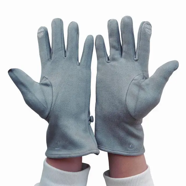 Alt view image 4 of 7 - Women Winter Warm Gloves With Touch Screen Fingers, Touchscreen Texting Fleece Lined Windproof Driving Glove W-G-2 (Grey)