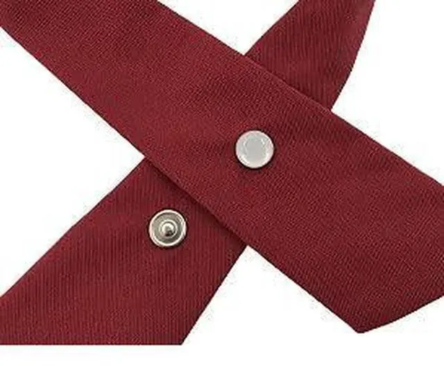 Alt view image 5 of 6 - Women/ Men Cross Bow Tie, Pre Tied Crossover Necktie For Japanese School Girl Uniform Tie Cosplay/ Party WB2  (Se of 3 - Black)