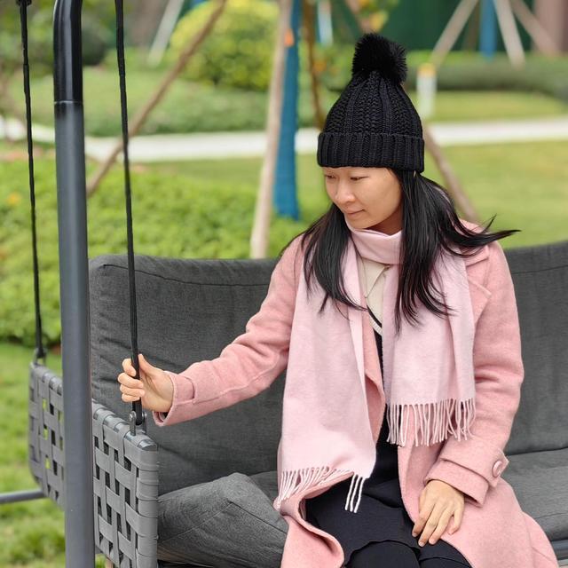 Alt view image 2 of 5 - Womens Winter Hat, Winter Beanies Hats for Women with Pom Pom, Thick Wool Warm Knit Caps Pompom for Cold Weather U-SY-P1H (US, Alpha, One Size, Black)