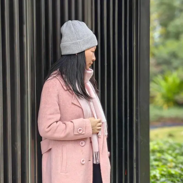 Alt view image 2 of 5 - Winter Beanie Hat for Men & Women, Unisex Thick Wool Knit Hat with Warm Fleece Lined, Winter Knitted Skull Cap U-SY-M1 (US, Alpha, One Size, Light Grey)