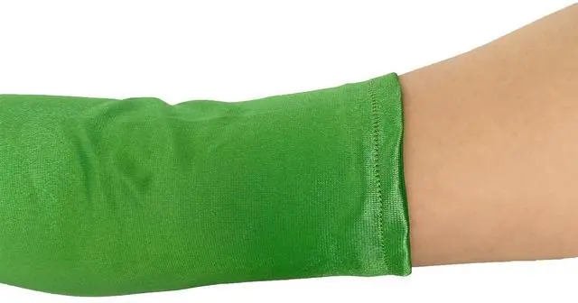 Alt view image 6 of 6 - Long Satin Opera Glove For Women Formal, Elbow Length Glove For Bridal Evening Dance/ Tea Party/ Church/ Wedding W-G-1 (Ivory White)