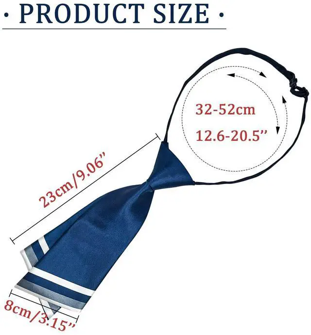 Alt view image 4 of 5 - SYAYA Professional Women Necktie, Pre-tied Office Ladies Tie For Janpanese JK & JC Uniform or Cosplay Accessory W-B-T-T9 (Pink)
