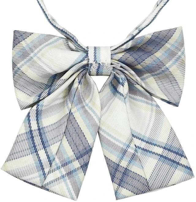 Alt view image 4 of 6 - SYAYA Bow Tie for Women, Pre-Tied Anime Bowtie Adjustable for School Grils, JK-Uniform, Choir T-shirts, Cosplay & Waitress (Black Plaid)