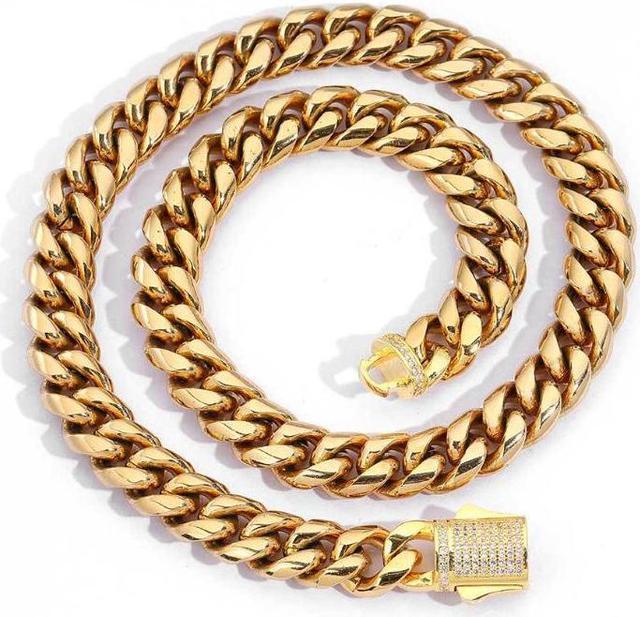 Wholesale Hips Hops Multi Layer Rhinestone Cuban Chain Necklace Women Punk Link Chain Key Lock Pendant Necklace Accessories,1 Piece