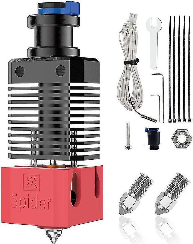 Creality Spider Hotend for 3D Printer - All Metal High Temperature High  Speed Fast Heating Extruder Nozzle Kit for Ender 3 Ender 3v2 Ender 5/6/7  CR-10