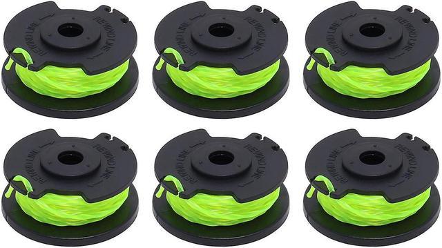 6 Pack Rac143 String Trimmer Replacement Spool Line For Ryobi 36v