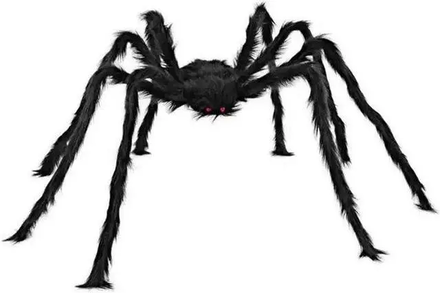 Main image of ZUIKEMX Giant Fake Spiders for Halloween Decoration, 35 Inch Halloween Spider for Indoor Outdoor Yard Halloween Decoration Party Decor