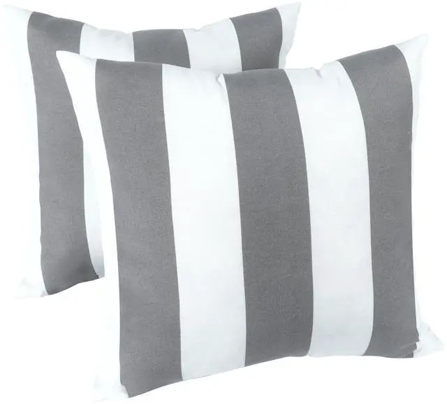 Main image of 2 Pack Outdoor Throw Pillows, Waterproof & Fade-Resistant Patio Cushions for Garden, Porch, Poolside Furniture - Soft & Comfortable Decorative Pillow Covers (18x18 Inch,Vintage Floral Clusters )