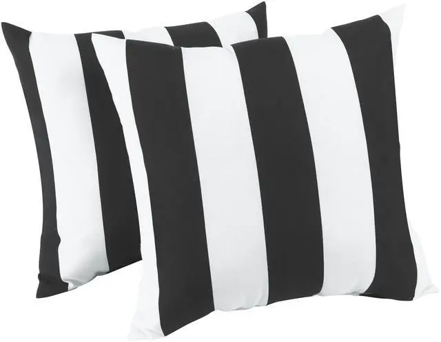 Main image of 2 Pack Outdoor Throw Pillows, Waterproof & Fade-Resistant Patio Cushions for Garden, Porch, Poolside Furniture - Soft & Comfortable Decorative Pillow Covers (18x18 Inch,Vintage Floral Clusters )