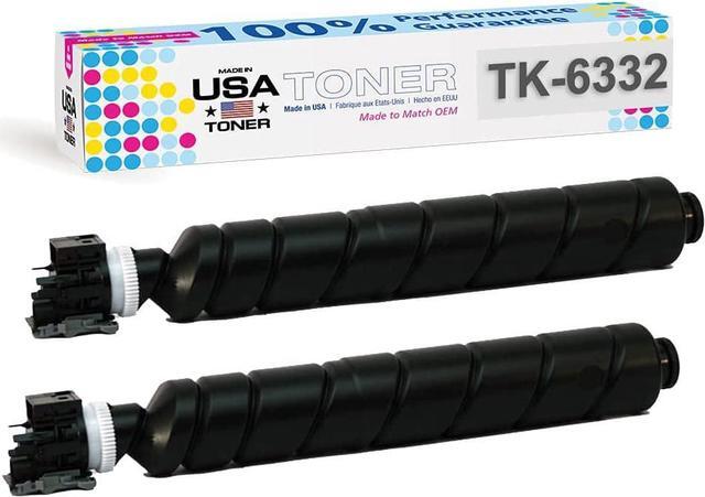 Main image of MADE IN USA TONER Compatible Replacement for use in Kyocera® Ecosys P4060dn, TK-6332K, 1T02RS0US0 (Black, 2-Pack)