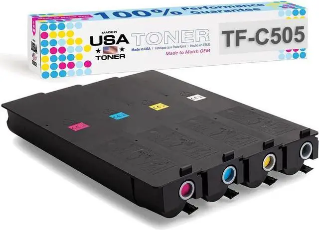 Main image of MADE IN USA Toner for Toshiba T-FC505U, e-Studio 2505AC, 3005AC, 3505AC, 4505AC (CMYK,4ctgs)