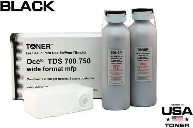 Alt view image 2 of 5 - MADE IN USA TONER Compatible Replacement for Oce TDS 700, TDS 750, Plotwave 750 Toner, (Black, 2 Pack)
