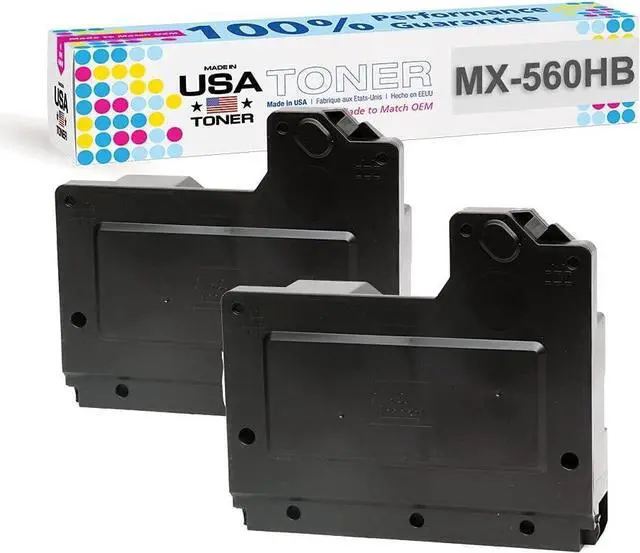 Main image of Compatible Waste Toner Container for Sharp MX-M364, MX-M365, MX-M464, MX-M465, MX-M564, MX-M565, MX-560HB, MX560HB (2 Pack)