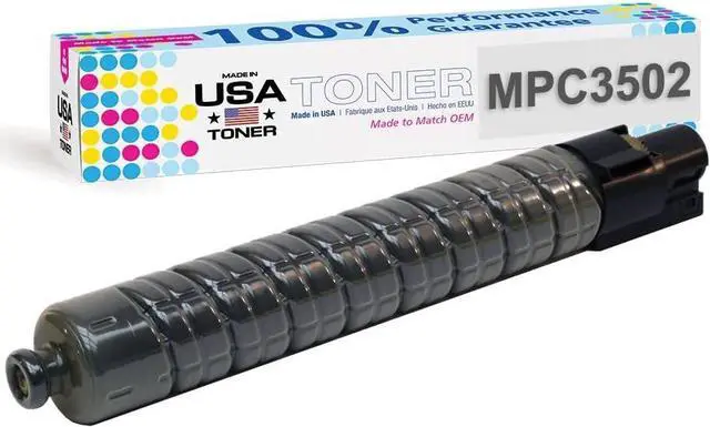 Main image of MADE IN USA TONER Compatible Replacement for Ricoh Savin MP C3002 MP C3502 MPC3002 MPC3502 841735 - (Black, 1 Cartridge) 28,000 Pages