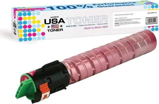 Main image of MADE IN USA TONER Compatible Replacement for Ricoh MP C2051, C2551, C2030, C2050, C2530, C2550, 9.5K Yield (Magenta, 1 Cartridge)