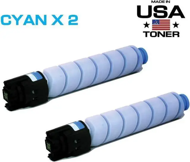 Alt view image 2 of 7 - MADE IN USA TONER Compatible Replacement for Ricoh SPC430dn SP C431dn SP C440dn Savin CLP 37DN CLP 42DN SP C440 SPC430A 821108 (Cyan, 2 Pack)